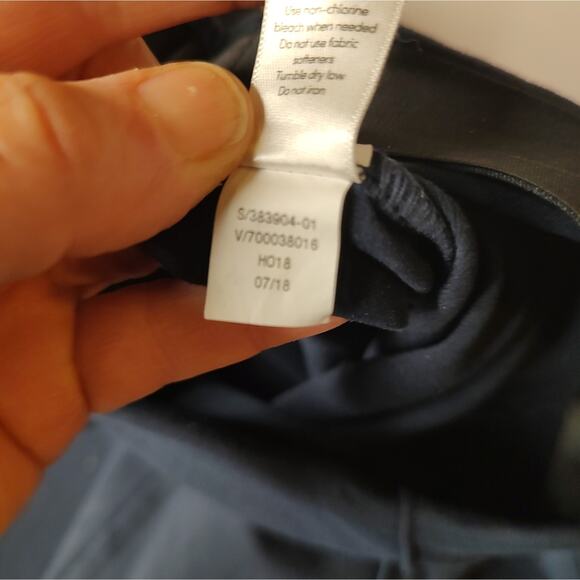 Athleta Greenwich Flare Split Hem Leggings Small Navy - Picture 4 of 14